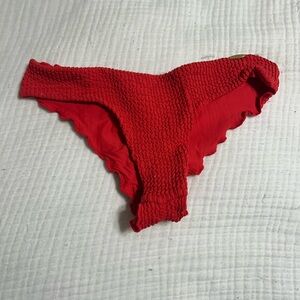 Luli Fama Micri Scrunch Bikini Bottom Size S